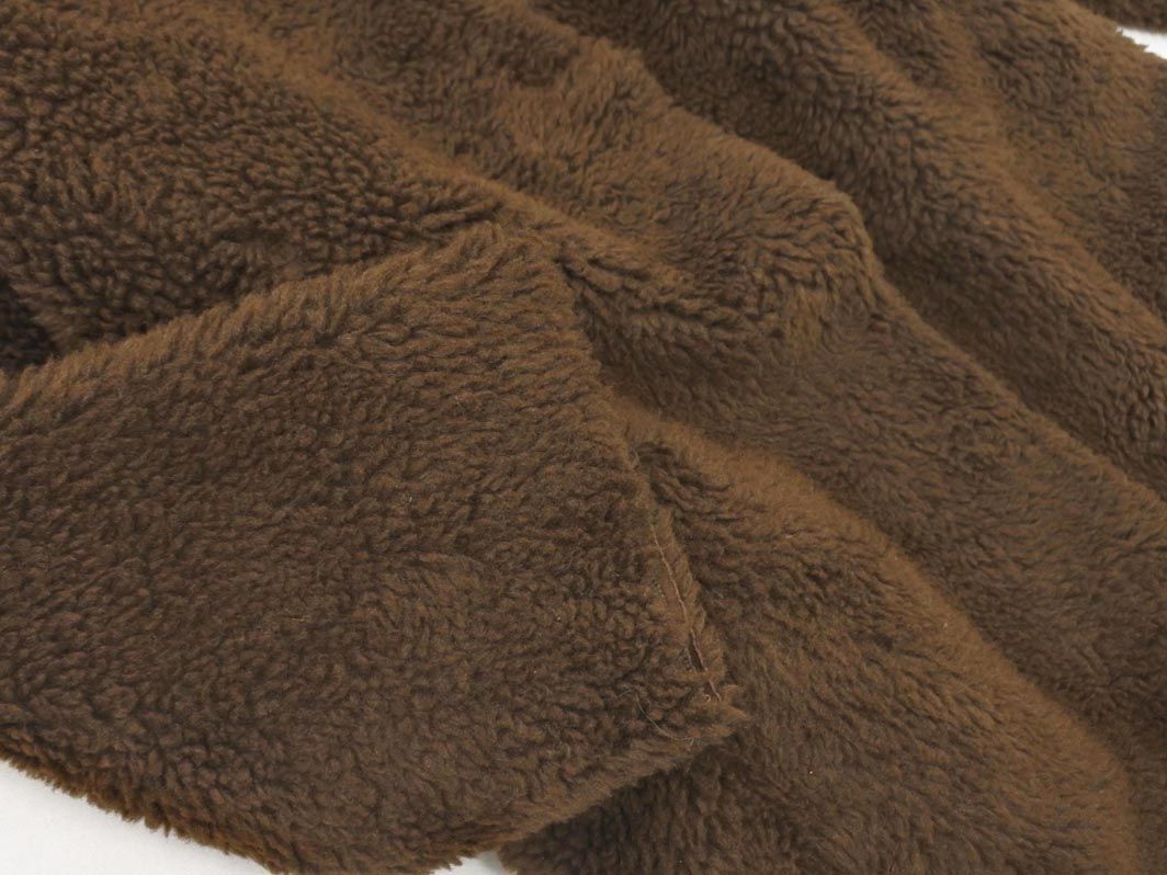 TODAYFUL トゥデイフル ムートン調 ロング コート size38/ブラウン