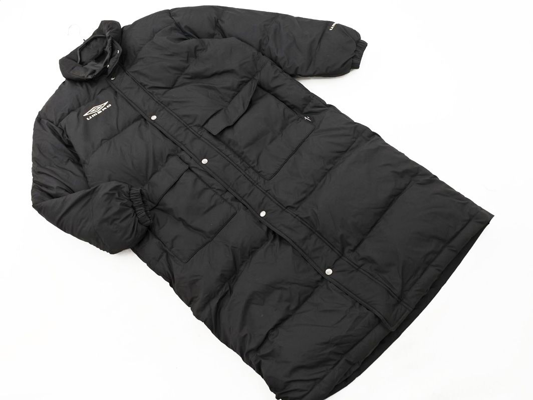 umbro ベンチコート　ダウン　メンズLサイズ UMBRO フード付きロングダウンジャケット ベンチコート Lサイズ - メルカリ