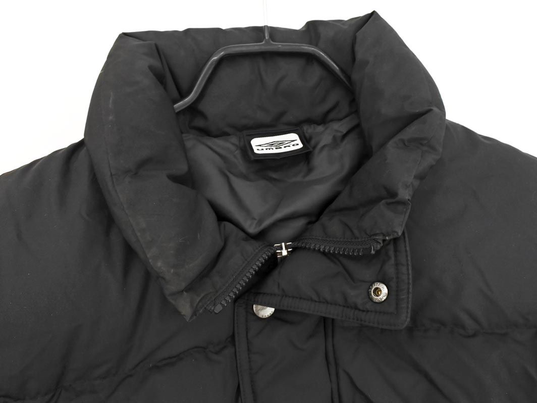 美品 アンブロ 極暖ベンチコート ロングダウンコート フード取外し