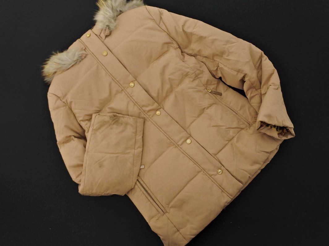 INED イネド ラクーンファー付き 2WAY ダウン ジャケット size7