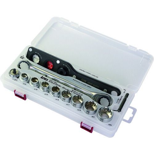 アネックス オフセットアダプター ラチェットレンチ ソケットセット
