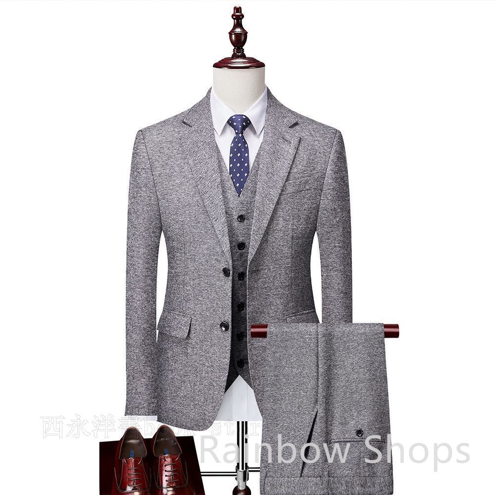 スーツ ビジネススーツ 3点セット メンズ 上下 小さい 大きいサイズ 大きめ 運命の カジュアル 上着 春 夏 秋 冬 プレゼント 成人式 入学式 卒業式 結婚式