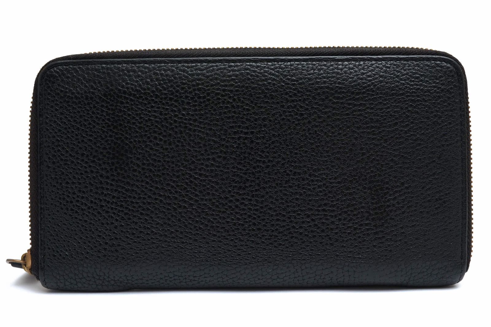 大峡製鞄／OHBA 長財布 財布 ウォレット メンズ 男性 男性用レザー 革 本革 ブラック 黒 1045-G ポケットブック 小銭入れあり シボ革 シュリンクレザー ラウンドジップ ラウンドファスナー