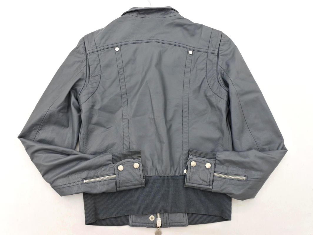 PATRIZIA PEPE パトリッツィアペペ 羊革 レザー ジップ ジャケット