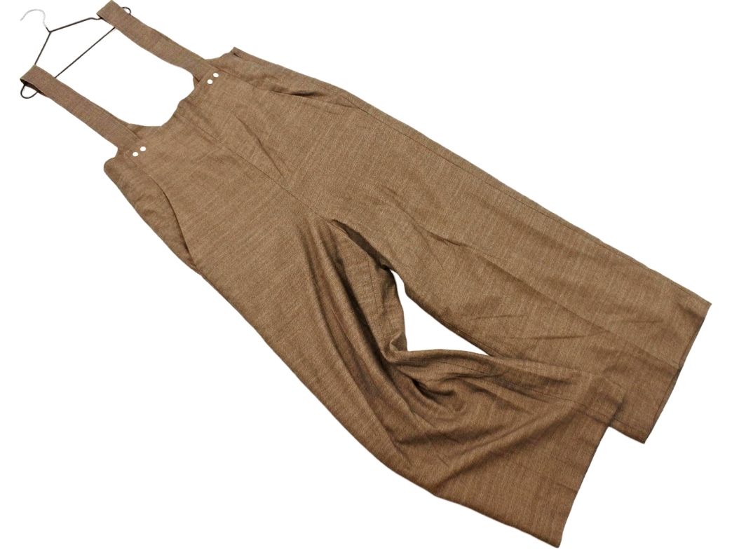 トゥデイフル サロペット オーバーオール size 36|茶 ◎レディース