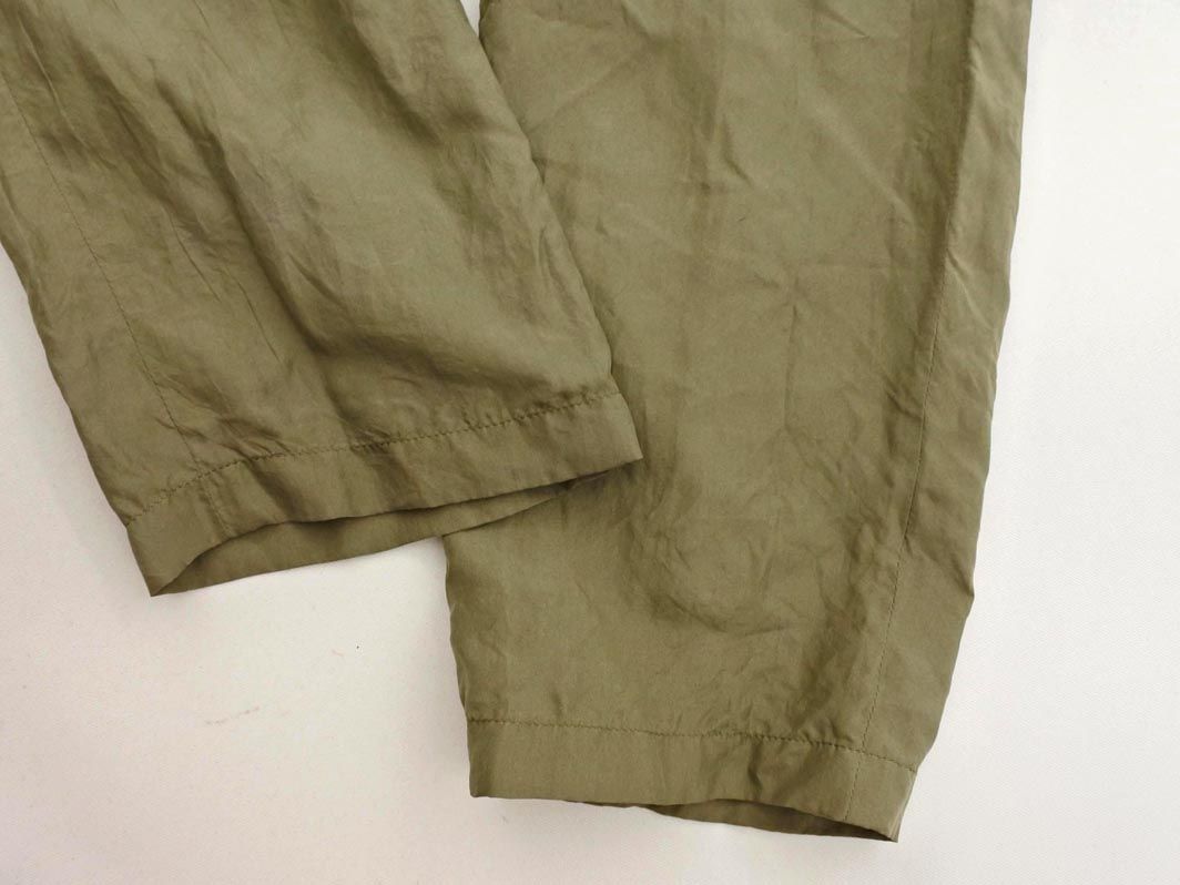 GUCCI グッチ 257401 ZJ 608 シルク つなぎ オールインワン size 36|カーキ ◎レディース