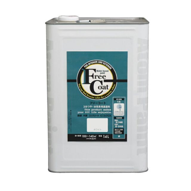アトムハウスペイント水性フリーコート14 Lホワイト