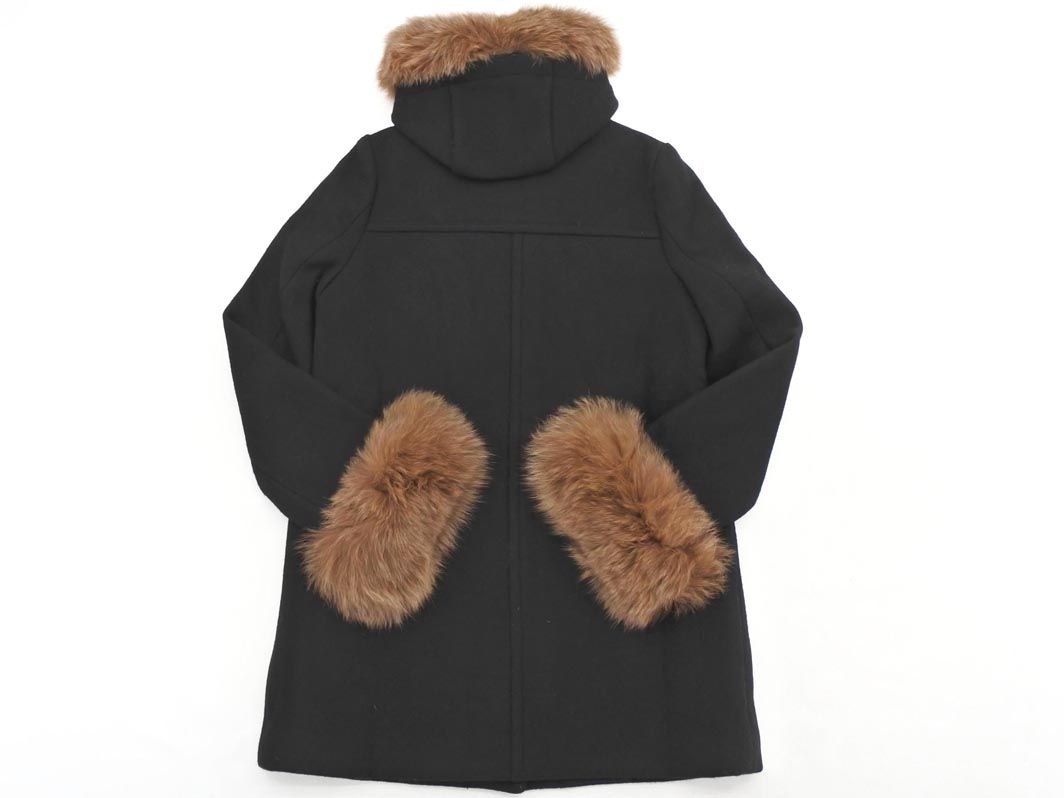 JUSGLITTY ジャスグリッティー フォックスファービットダッフルコート JUSGLITTY - ジャスグリッティー ジャス ダッフル ビット ファー