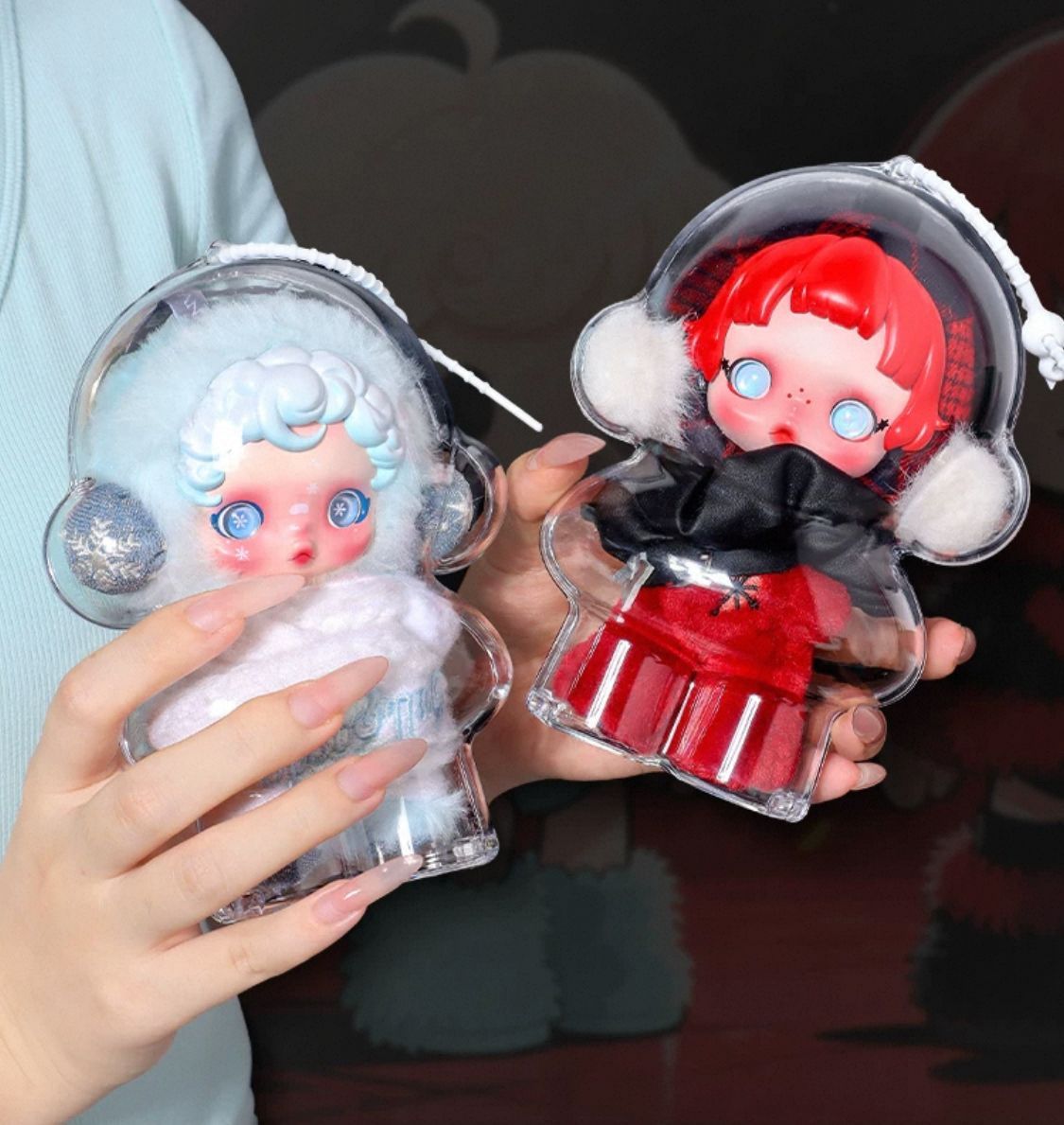 スカルパンダ クリアケースSKULLPANDAアクリルケース 透明 保護 1個