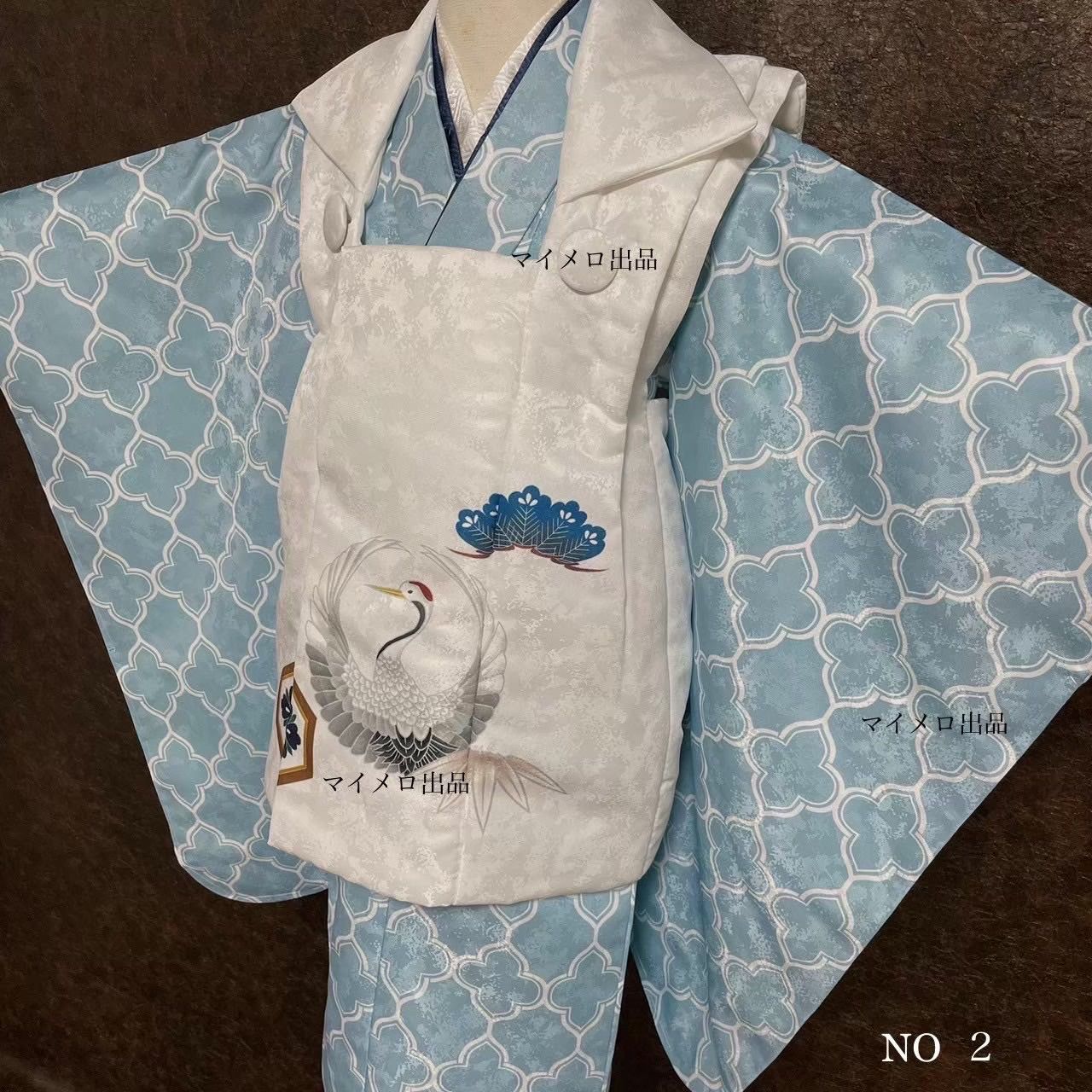  七五三 被布セット 七五三着物 3歳 男の子 男の子被布セット 三歳 三才 男子 キッズ 被布 着物 長襦袢 半衿付き 被布コート 5点セット 重衿 お祝い 前撮り 子供 お正月お宮参り 写真撮影 color NO 2 お宮参り用品 行事 記念品