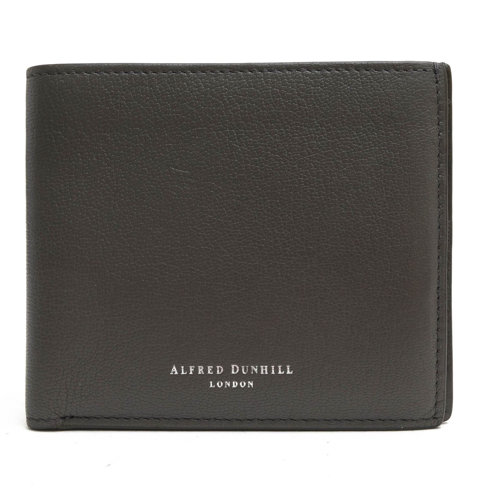 ダンヒル Dunhill 財布 ウォレット メンズ 男性 男性用 レザー 革 本革 グレー 灰色 Duke Fine Leather 8 CC Billf デューク 小銭入れなし 札入れ 二つ折り
