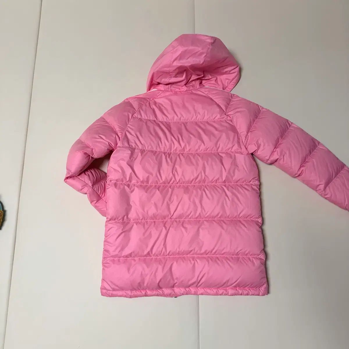 M アディダス オリジナル キッズ ダウンジャケット ロング丈 ピンク