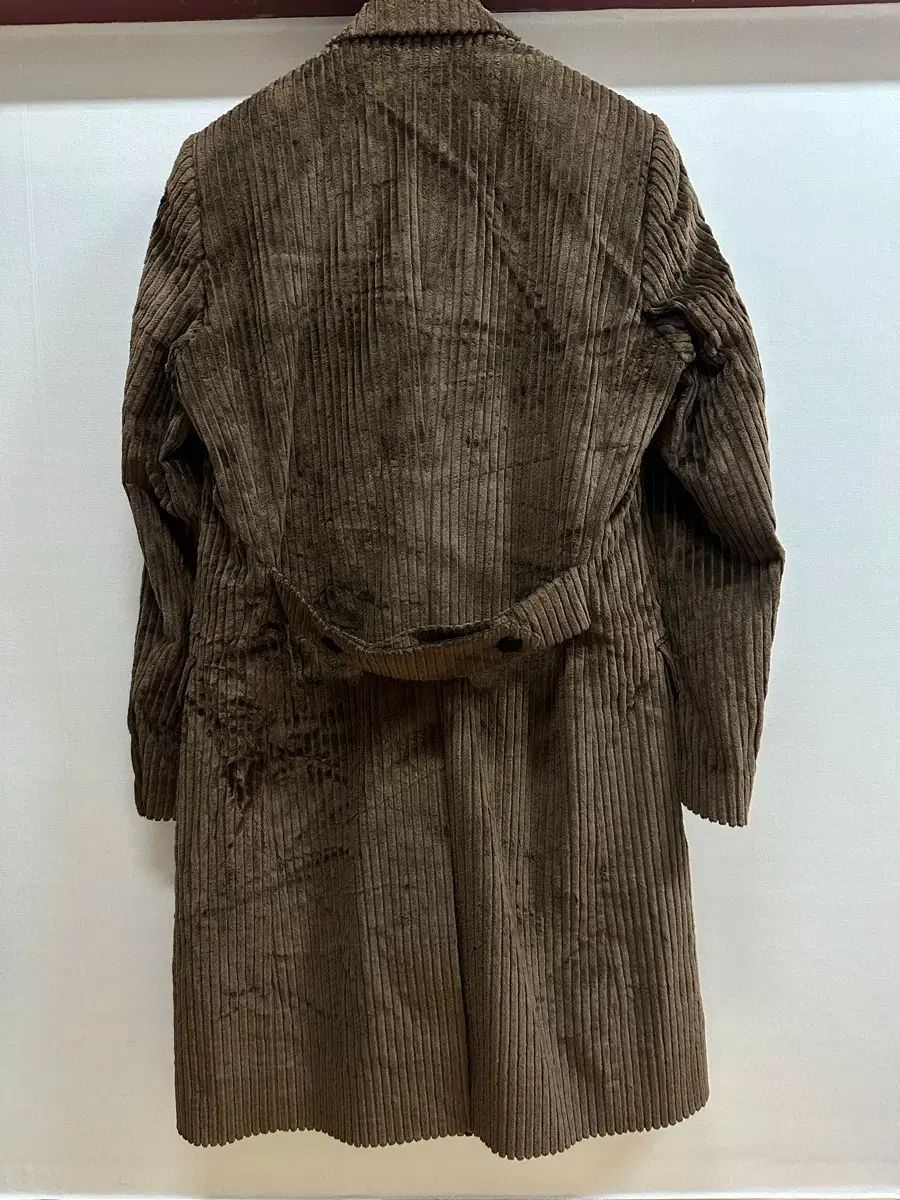 割引 Dolce-Gabbana ドルチェ＆ガッバーナ コーデュロイ ダブル ブレスト ロングコート