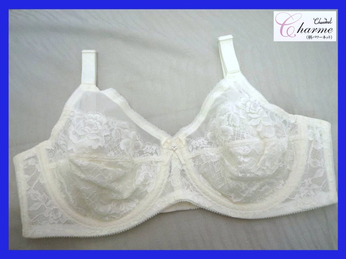 参考19800円 シャンデール シャルム 高級補正下着 ブラジャー ホワイト