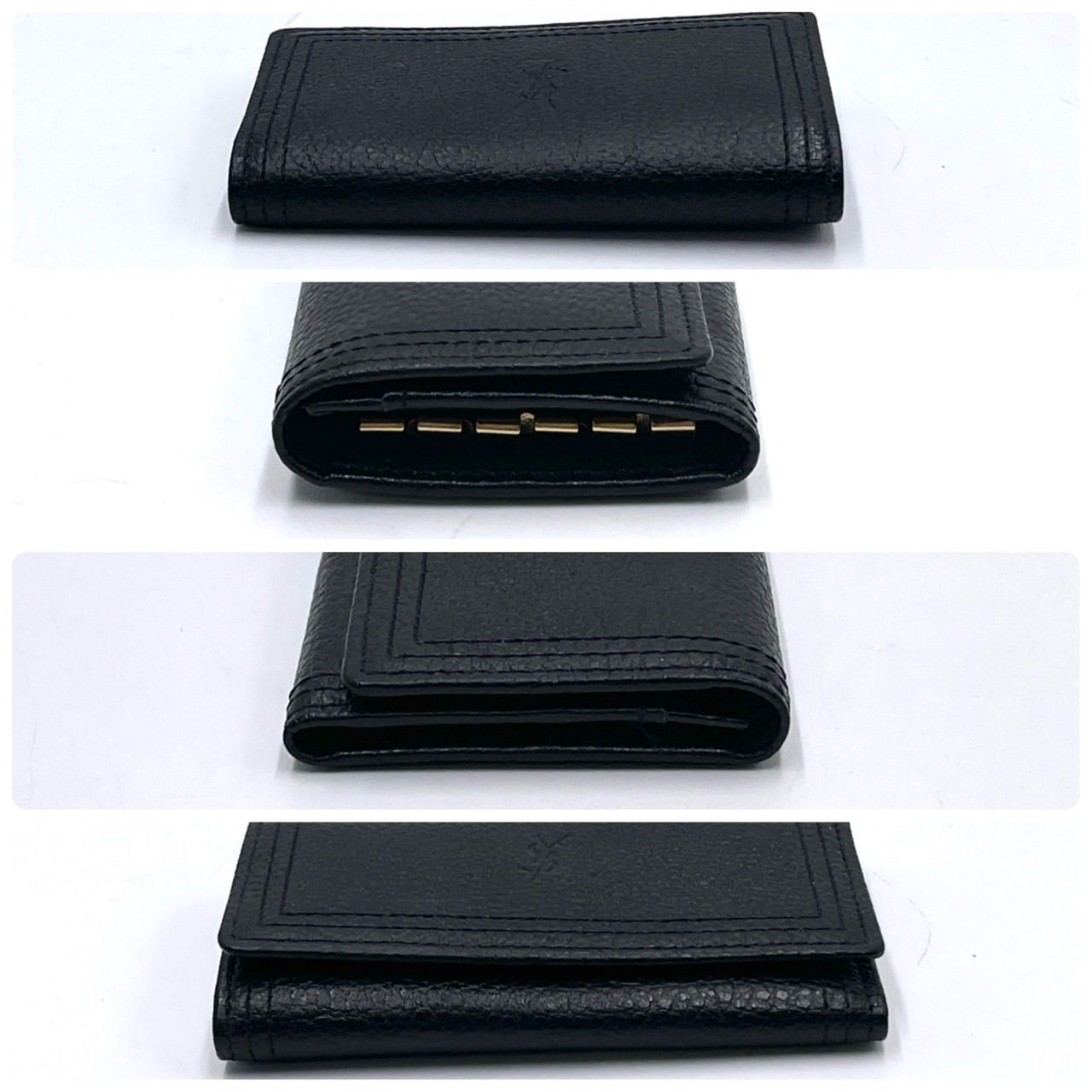 未使用級○ Yves Saint Laurent イヴサンローラン キーケース 5連 YSL