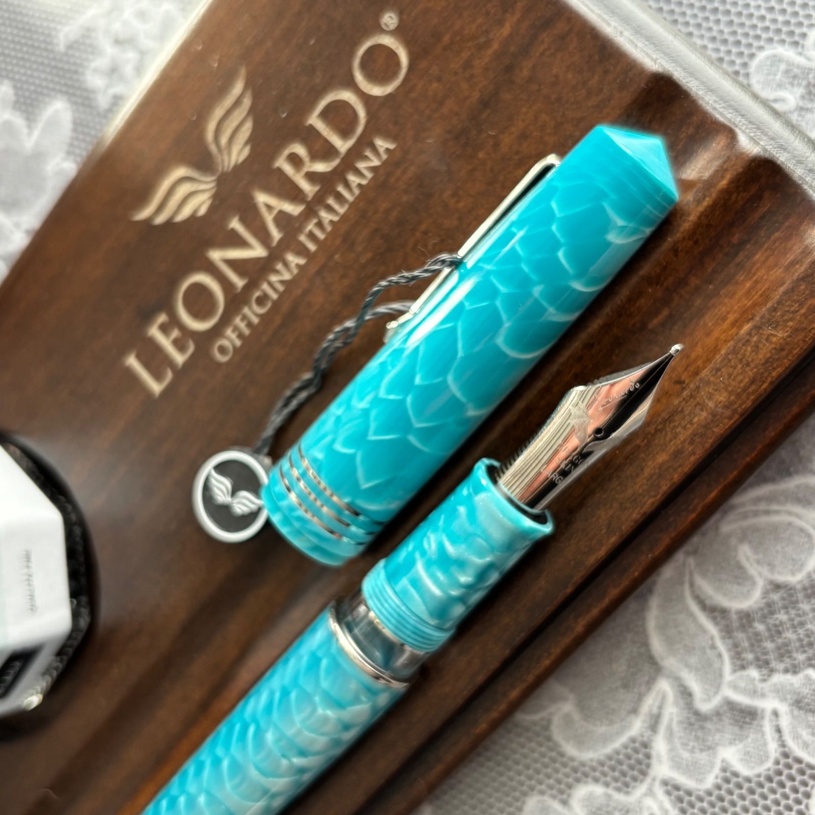  レオナルド万年筆 モーメント ゼロ グランデ2 0 エディション ドラゴンスキン ティール B 太字 品 再入荷なし 万年筆 万年筆 インク