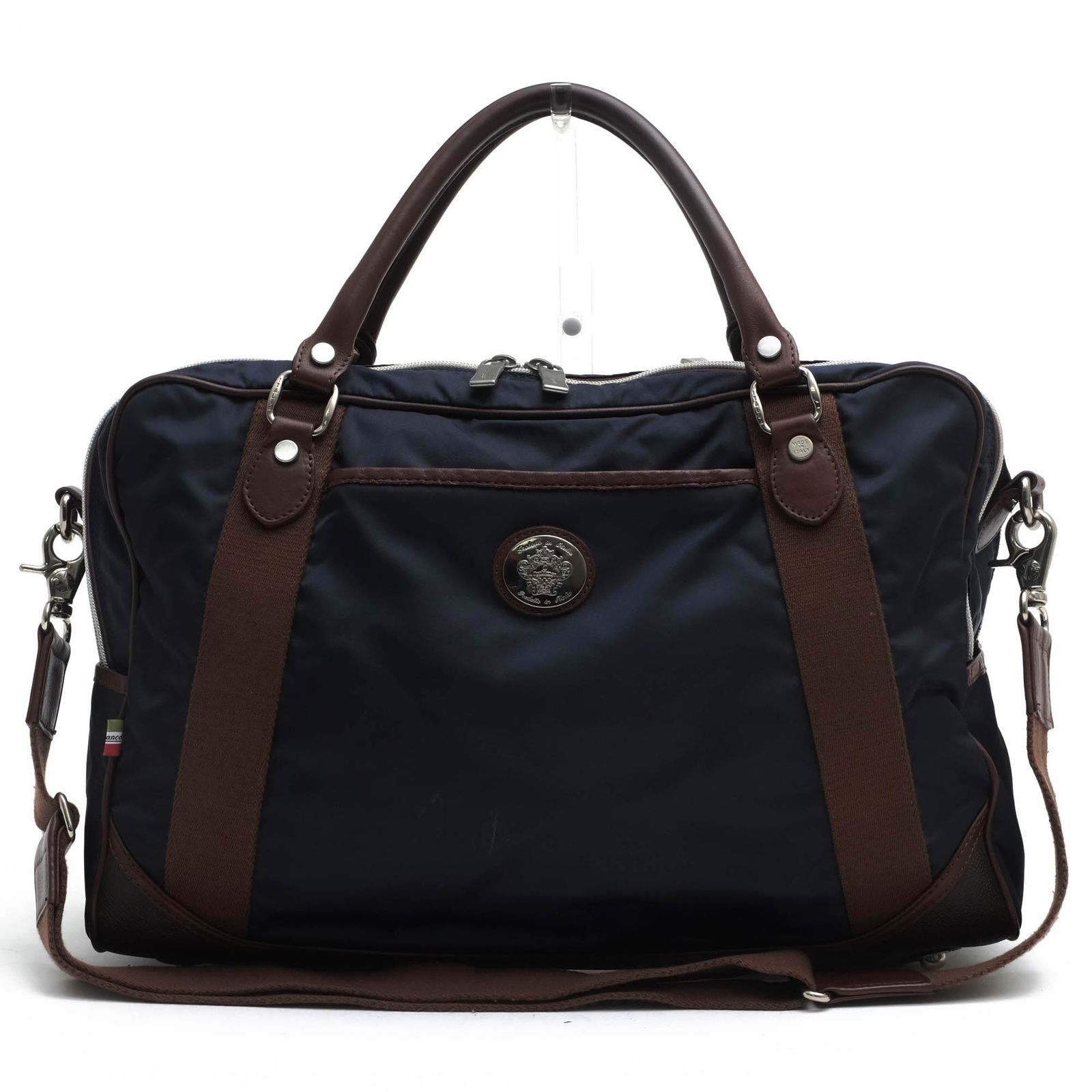 オロビアンコ orobianco バッグ ブリーフケース ビジネスバッグ 鞄 ビジネス メンズ 男性 男性用 ナイロン レザー 革 本革 ネイビー 紺 DENVER MAXI デンバーマキシィ 2 WAY ショルダーバッグ