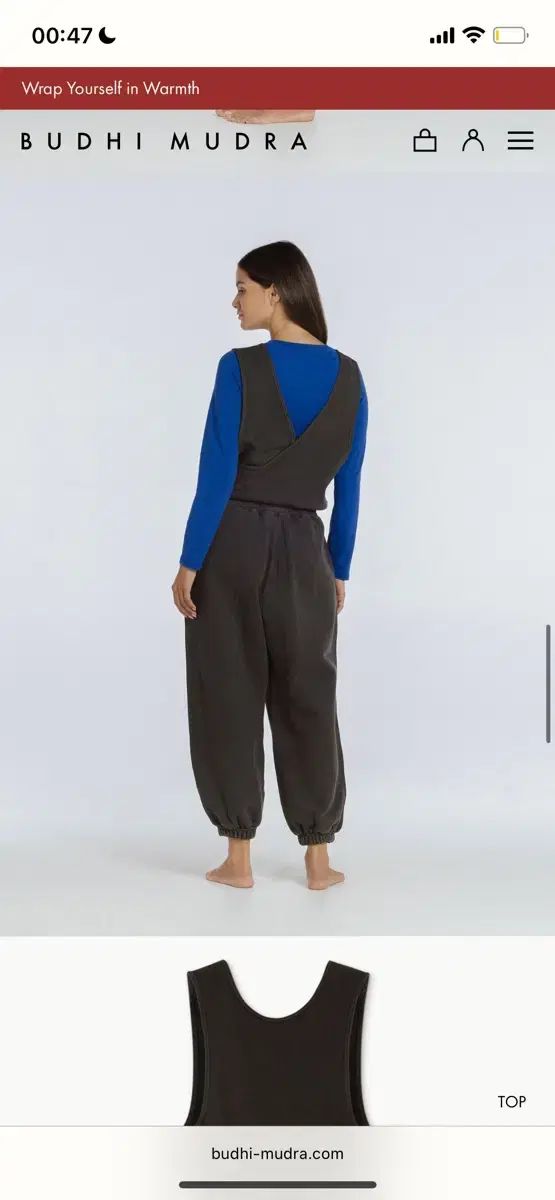 BUDHI MUDRA Lapis jumpsuit