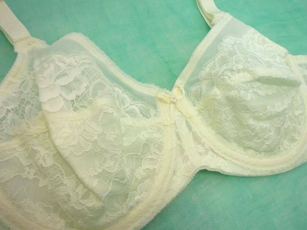 参考19800円 シャンデール シャルム 補正下着 ブラジャー ホワイト白 C 85 フルカップ 美バスト ワイヤー機能 _UF 12 検マルコ