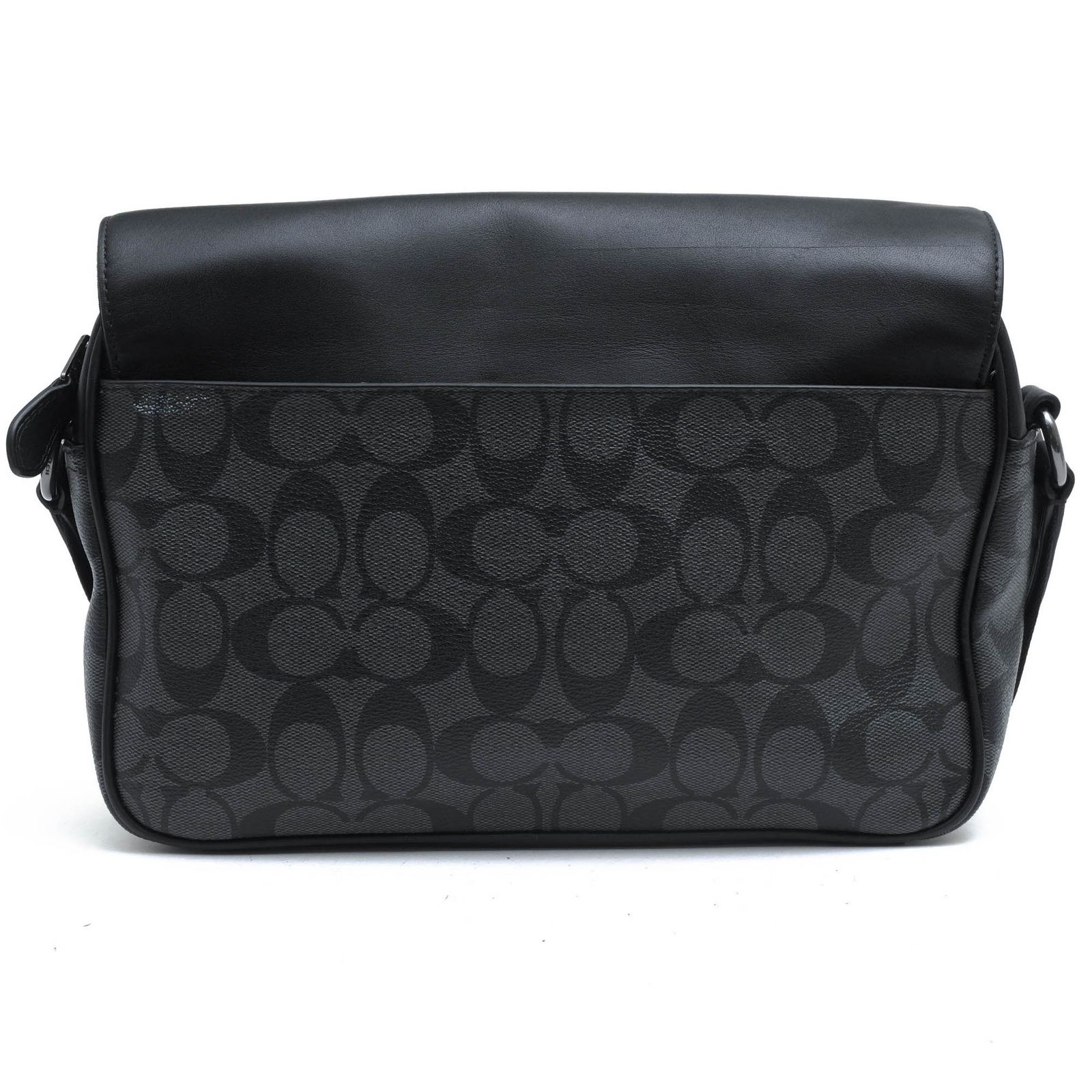 コーチ COACH バッグ ショルダーバッグ 鞄 メンズ 男性 男性用 PVC レザー 革 ブラック 黒 C 3747 Track Crossbody In Signature Canvas トラック クロスボディ メッセンジャーバッグ