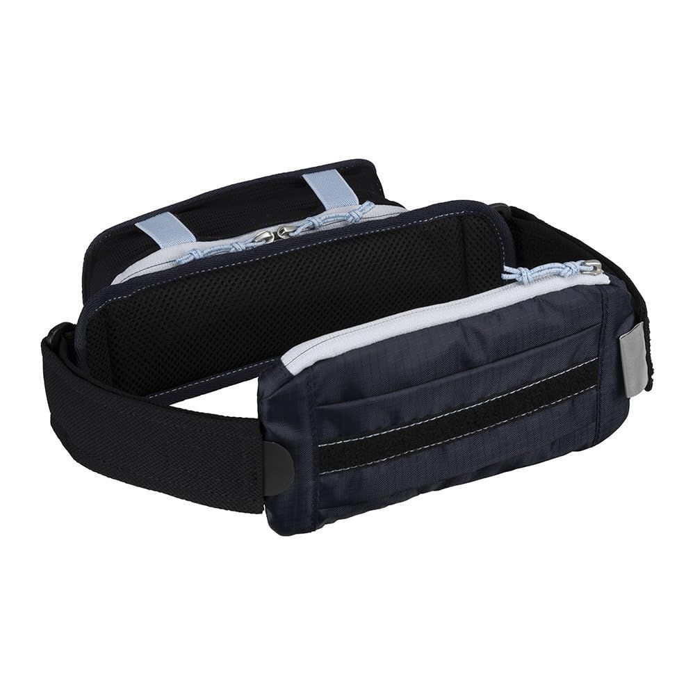 [ミズノ] ウエストポーチ ランニング バッグ ボトルウエストポーチ J3GDB01211 ネイビーxブルー