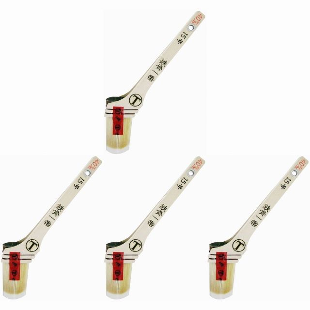 大塚刷毛製造 - 新 鉄骨一番 筋 白毛 １５号 ４０ミリ セット