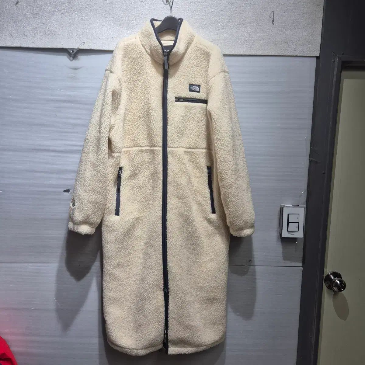 THE NORTH FACE ザノースフェイス ボア ロングコート アイボリー