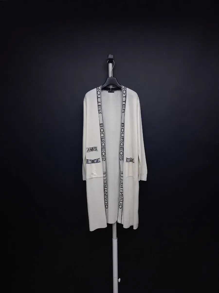 新 SISLEY シスレー 秋冬 Long ロング ニット カーディガン F 44 77