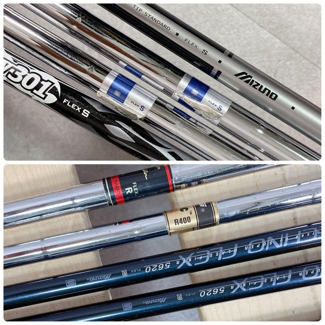 V398 ミズノ メンズ ゴルフ クラブ セット 12点 黒 黄 初心者向け