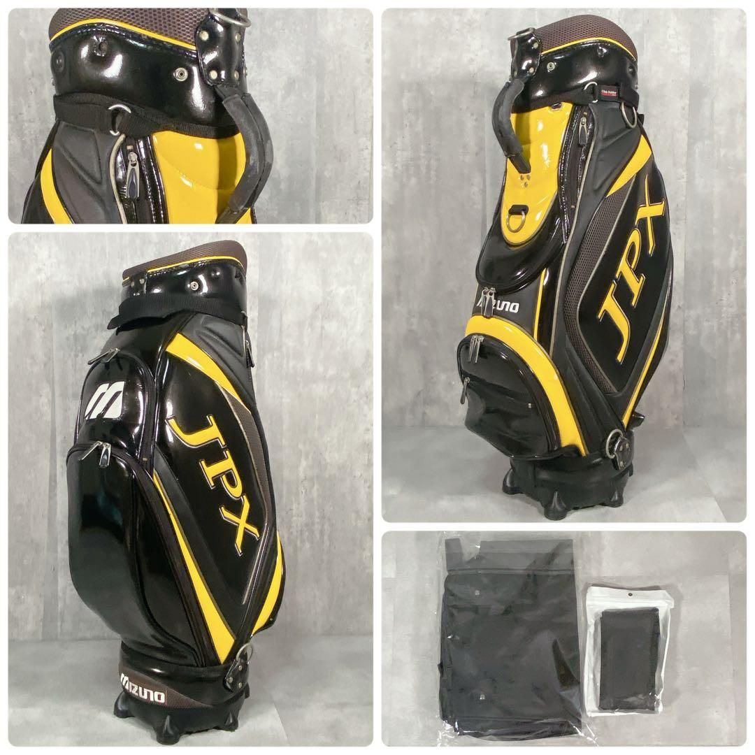 V398 ミズノ メンズ ゴルフ クラブ セット 12点 黒 黄 初心者向け