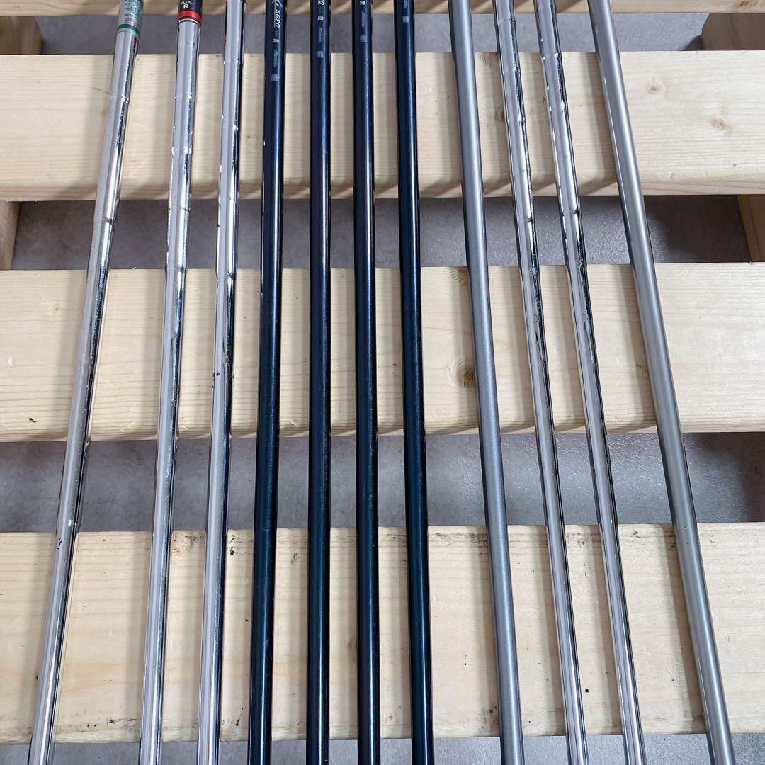 V398 ミズノ メンズ ゴルフ クラブ セット 12点 黒 黄 初心者向け