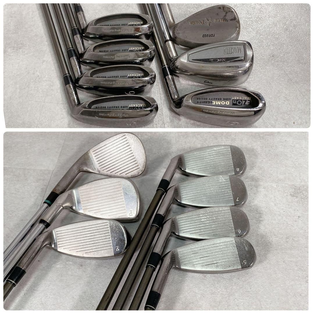 V371 マグレガー メンズ ゴルフ クラブ セット 12点 黒 初心者セット