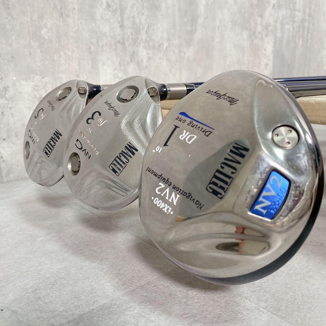 V 371 マグレガー メンズ ゴルフ クラブ セット 12点 黒