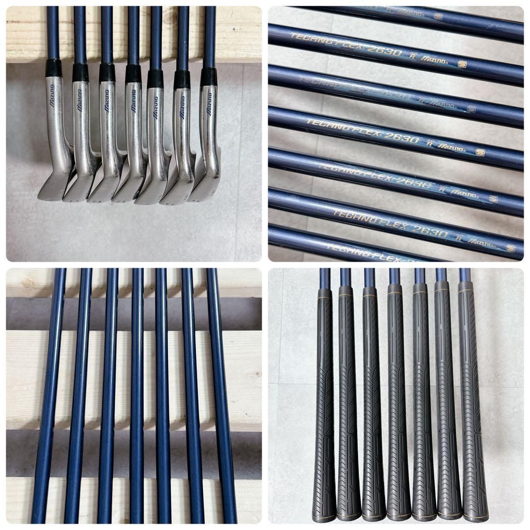 V374 ミズノ メンズ ゴルフ クラブ セット 初心者 黒 キャディバッグ