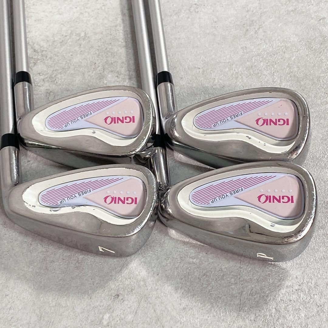 V354 kolwin 他 レディース ゴルフ クラブ セット 赤 CBバック - メルカリ