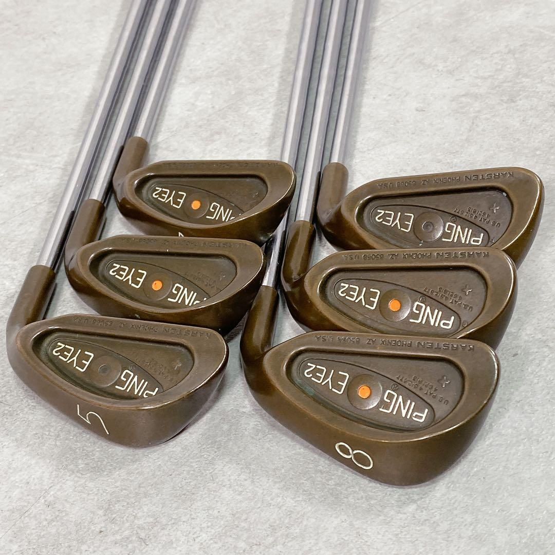 V430 ピン EYE2 ベリリウムカッパー ゴルフクラブ アイアンセット 6本