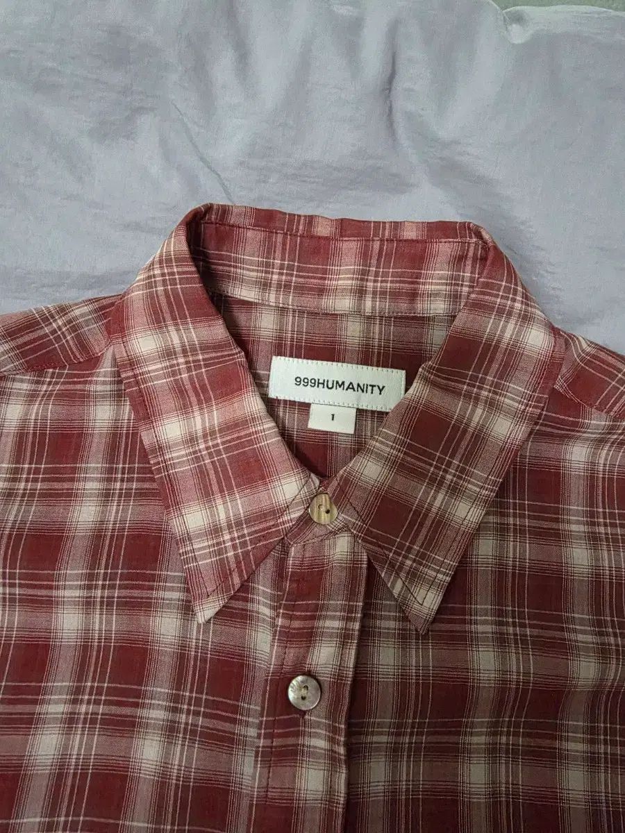 1 999ヒューマニティ イージー シャツ チェック柄 v マゼンタ