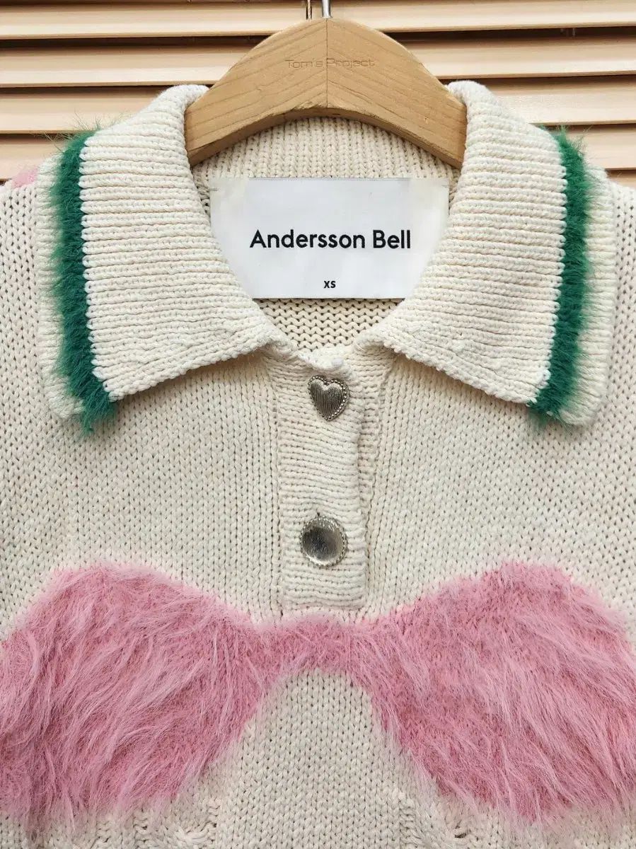 アンダーソンベル ランジェリー インタルシア ニット トップス XS