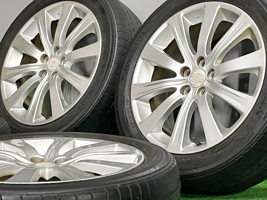 ︎ 即決品 スバル エクシーガ 17 in 7 J 55 PCD 100 ヨコハマ アドバン 215 50 R レガシィ インプレッサ 車検 交換 戻し