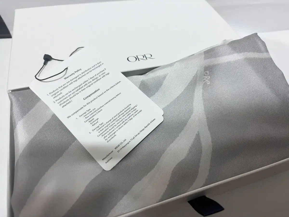 シルク ORR ワイド スカーフ