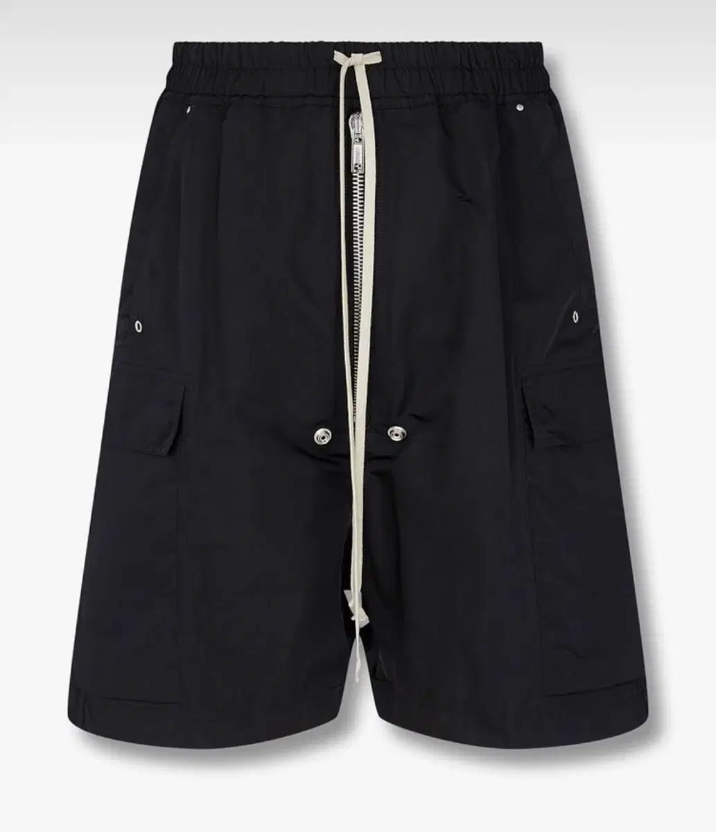 リックオウエンス ドローストリング ポリ カーゴ ショーツ 50