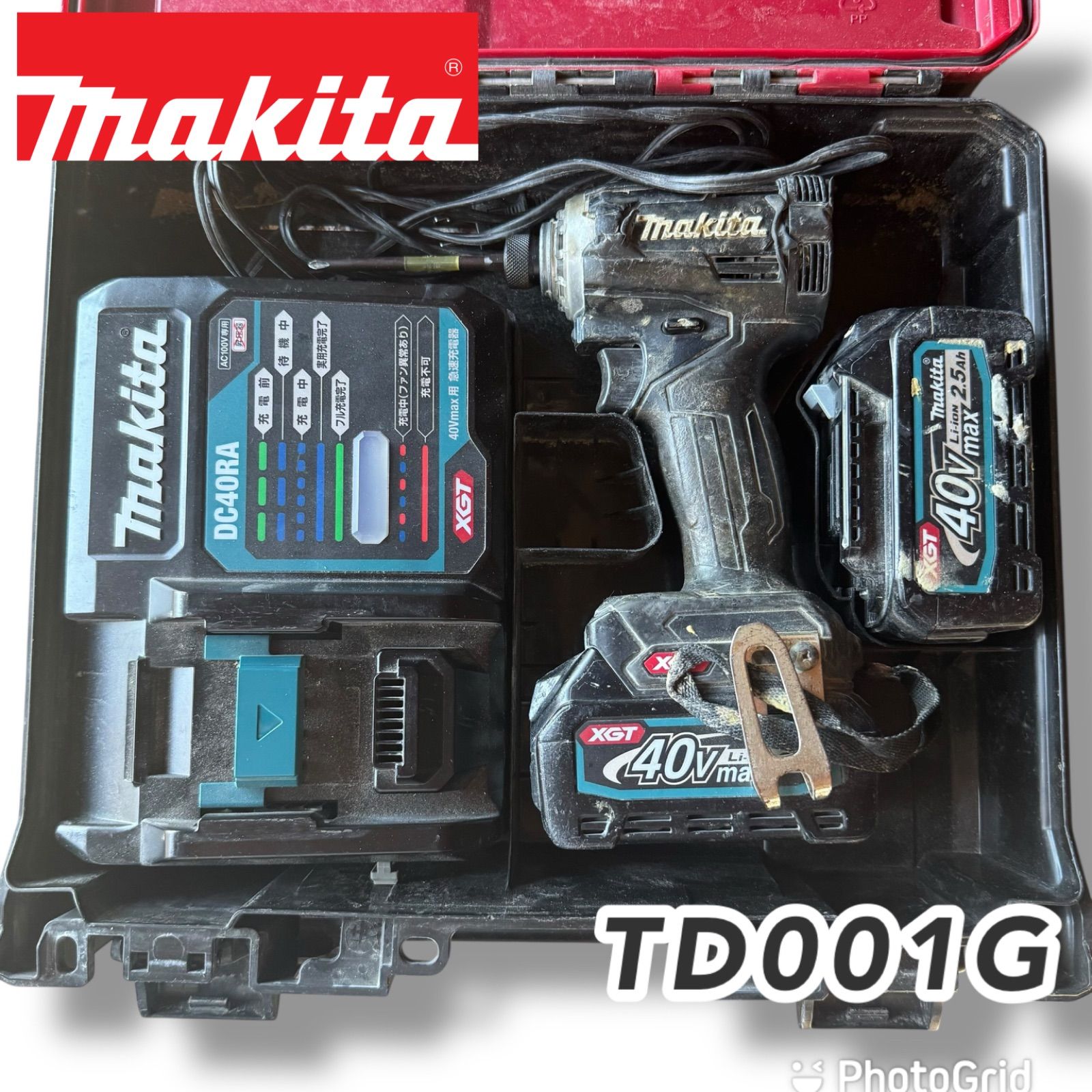訳アリ makita マキタ TD 001 G 40 Vインパクト｜最上位モデル 動作良好