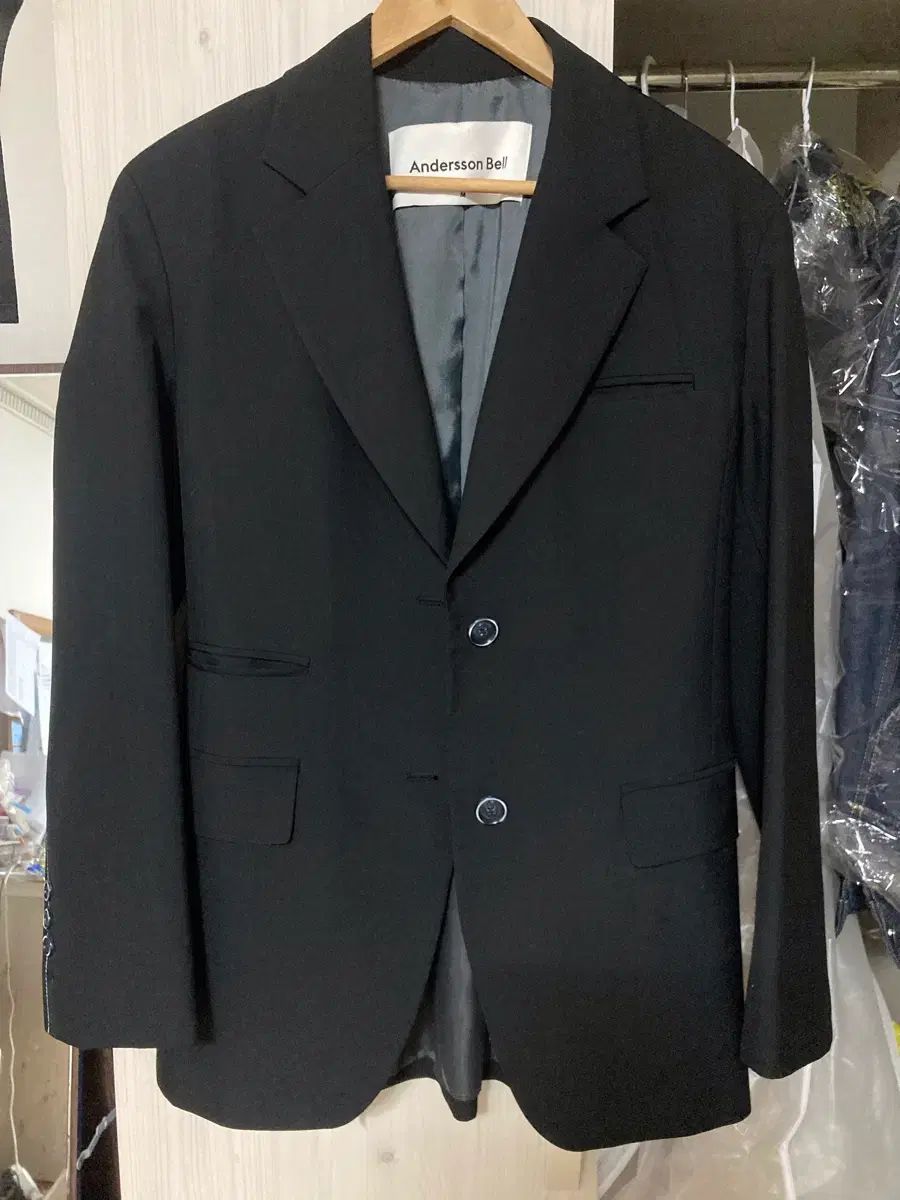 キンロックアンダーソン カットナスティッチジャケット 19 S|S ブラック 着用画像あり