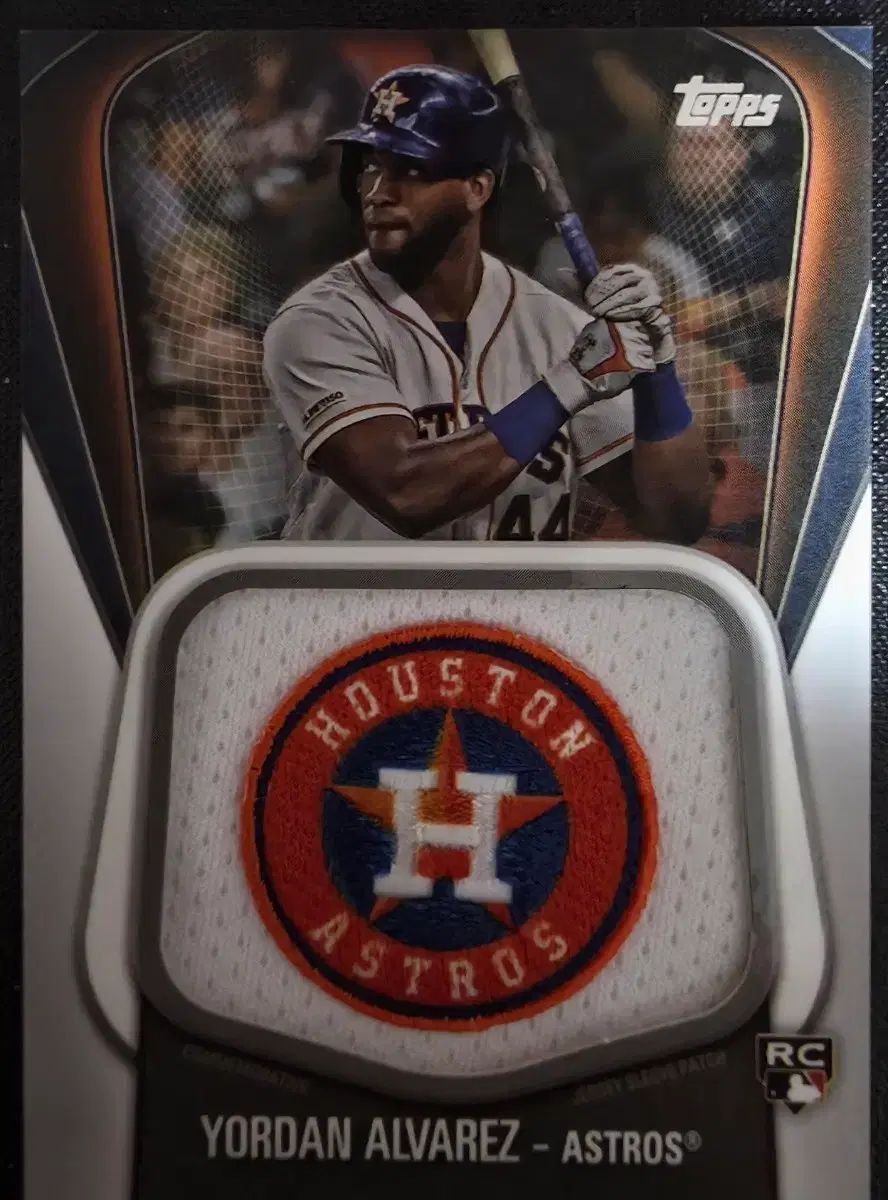 Topps ヨルダン アルバレス ジャージ スリーブ パッチ カード