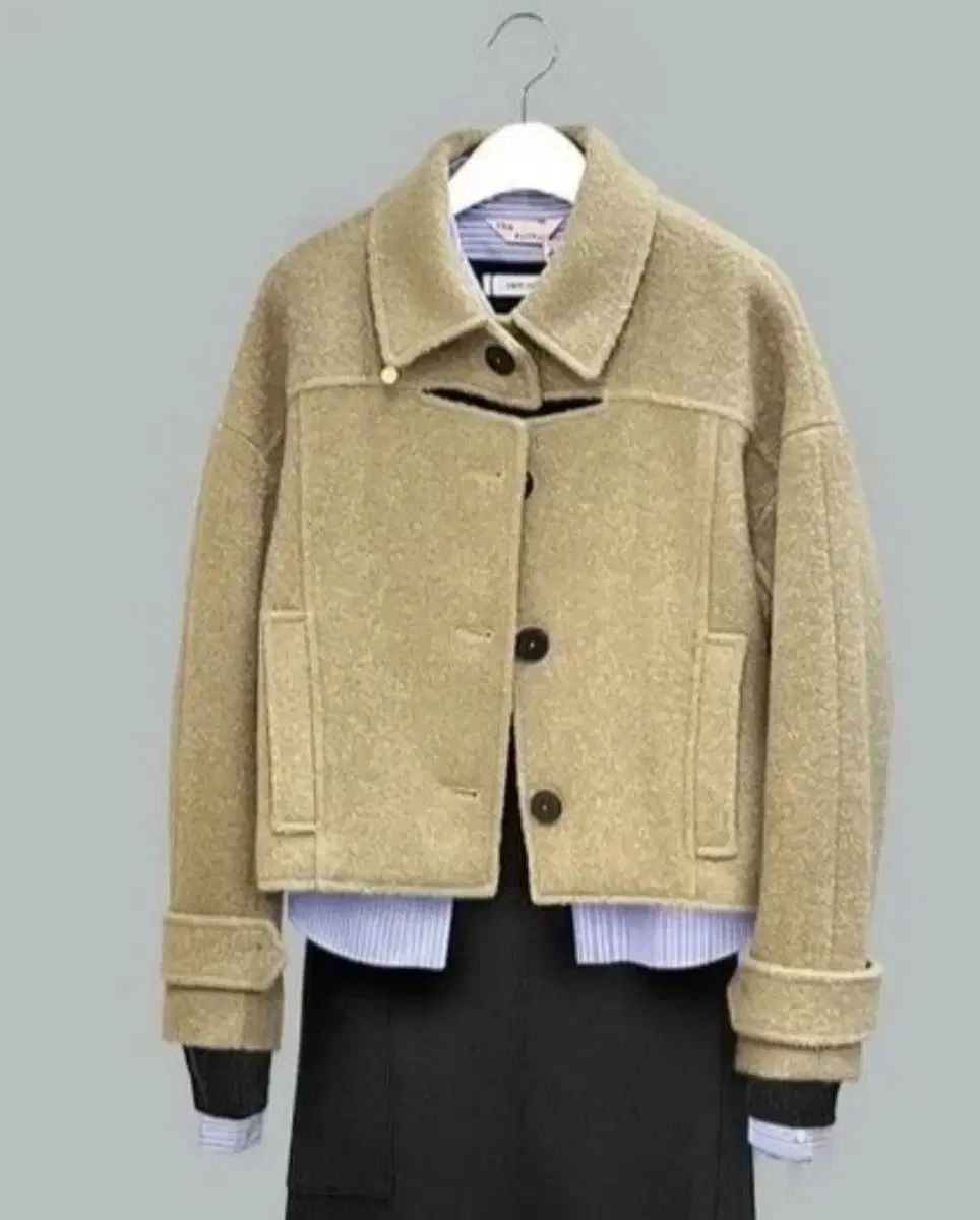 J.Chung vino ブークレ ショート コートジャケット