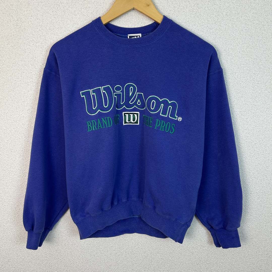 Wilson ウィルソン スウェット トレーナー 刺繍ロゴ ヒットユニオン製