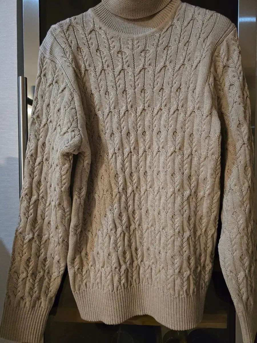 LARDINI ラルディーニ ウール ケーブル編み タートルネックセーター サイズ52です