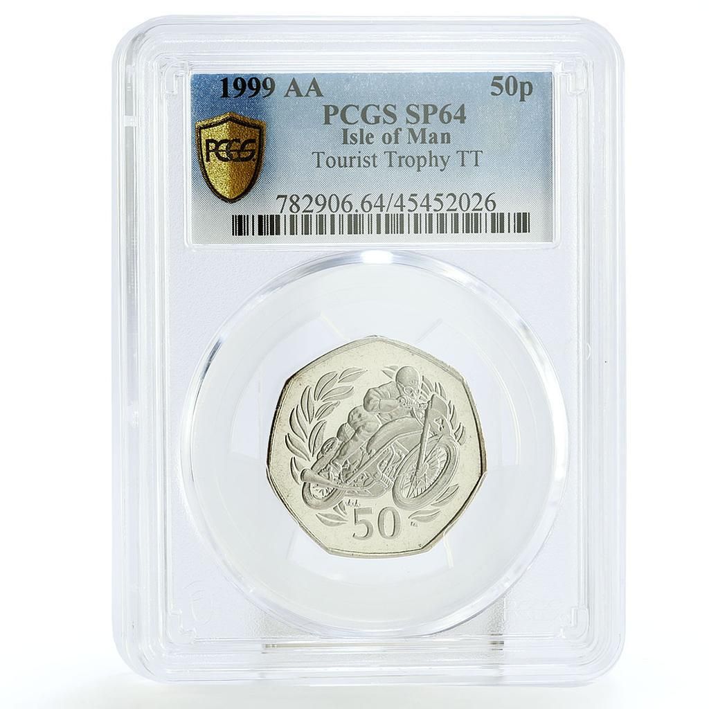 準最高鑑定1999イギリスマン島ブリティッシュブルー銀貨PCGSPR69DCAM