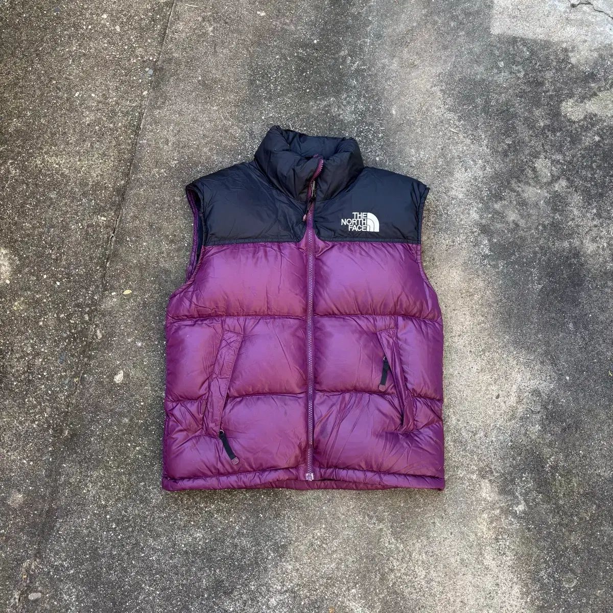THE NORTH FACE ザノースフェイス ヌプシ パープル ダウン ベスト 90