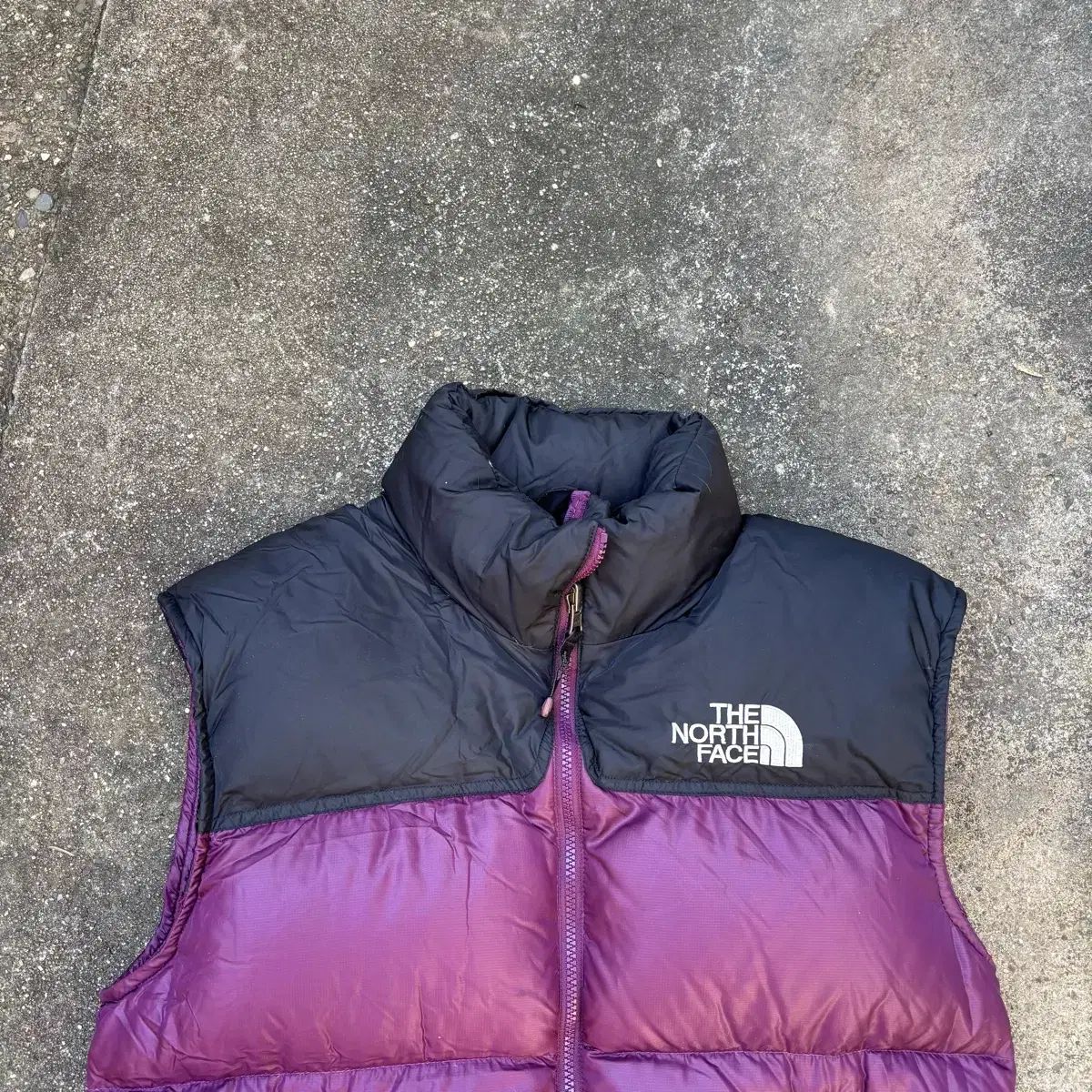 THE NORTH FACE ザノースフェイス ヌプシ パープル ダウン ベスト 90